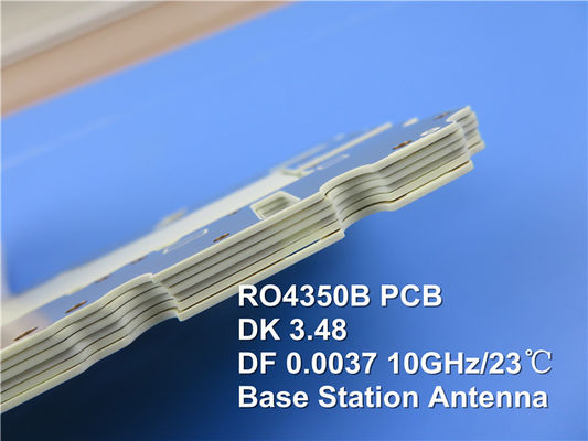 Rogers RO4350B PCB 6.6mil Двухслойная погруженная серебряная плата
