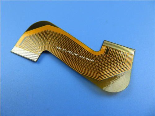 2-слойный F4BM245 PCB 0,6 мм Погружение Золото высокочастотные радиочастотные платы