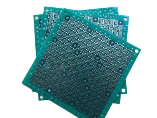 Через заполненный PCB через в PCB монтажной платы 0.6mm пусковой площадки разнослоистый построенный на 6 слоях со слепым через для отслеживать GPS