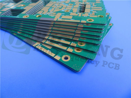 4mil подгоняло доску PCB RF с белым/черным размером отверстия Silkscreen 0.2mm