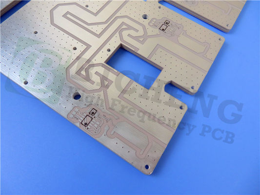 2 слой RT duroid 6002 25mil PCB субстрат погружение золотой покрытие