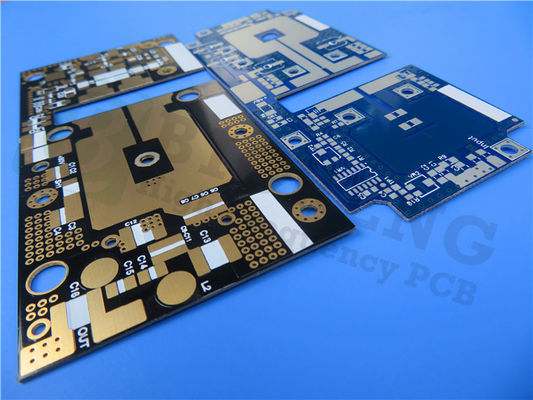 TC350 RF PCB на основе 20mil субстрата с погружением олово для усилителя мощности