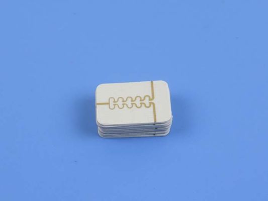 10mil RO4835 RF PCB 2-слойная схема голубая сварная маска погружение золото