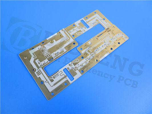 10mil RT Duroid 6035HTC PCB Двухслойный черный шелковой экран Погружение золото