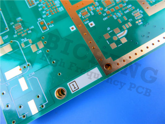 Rogers RO3003 PCB 1,78 мм 3 слоя с голым медом
