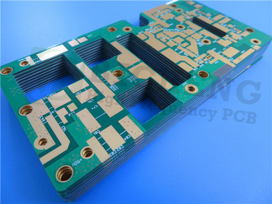 4-слойный гибридный ПКБ с RT/duroid 5880 и RO4003C Materials Immersion Gold