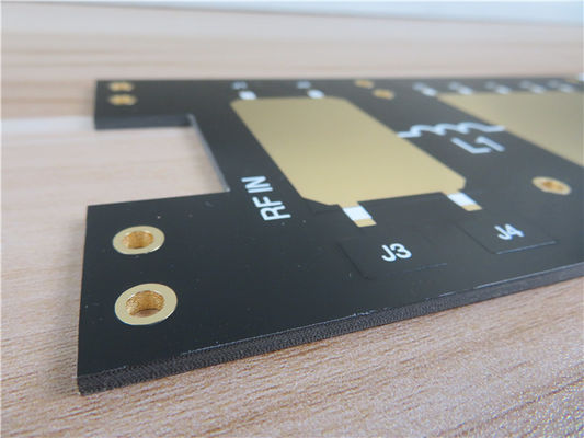 2OZ F4BTMS1000 PCB 2-слойная 2 мм схема с погружением золота