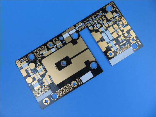 Двухсторонний RF-35 PCB 30 Mil Погружение золотого отделки ПКБ