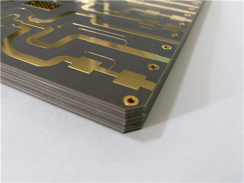 TP1020 PCB 2-слойная, толщина 6 мм, покрытие ENIG, медь 1 унция