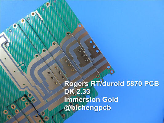 PCB финиша дизайна OSP PCB Silkscreen 0.4mm Rogers RT/Duroid 5870 белый высокочастотный поверхностный