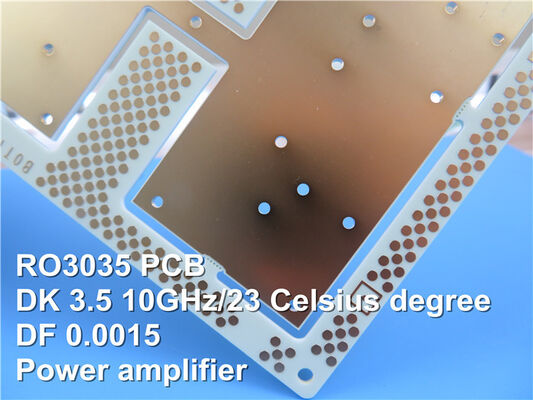 Золото погружения DK3.5 доски 10mil 0.254mm PCB RO3035 Rogers для антенны заплаты