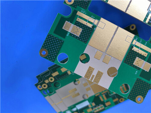 Двусторонний PCB WL-CT440, подложка 10mil, зеленая паяльная маска