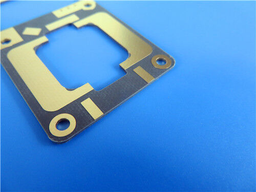 Rogers RT duroid 5880LZ PCB Двухсторонняя 0,3 мм толщиной зеленая маска