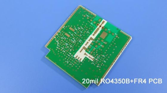 Гибридные ПХБ на материалах RO4350B и FR4, RT duroid 5880