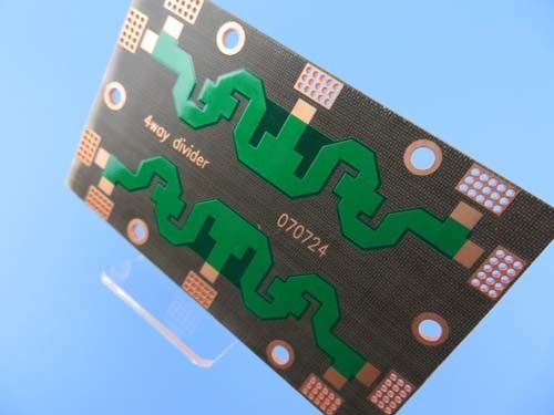 Двойник DK2.65 PTFE встал на сторону с OSP и зеленой маской для монтажной платы Frequancy Combiners высокой