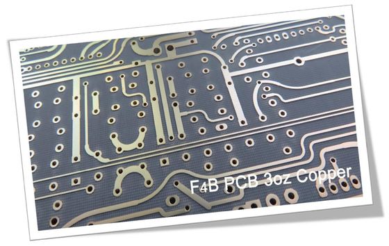 Высокочастотный PCB построенный на монтажных платах слоя PTFE 1.5mm двойных (тефлона) тяжелых медных