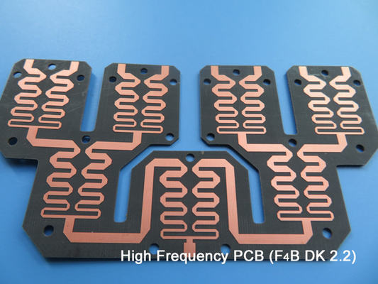 PCB PTFE высокочастотный на PCB RF PTFE двойного слоя DK2.2 дешевом для муфт